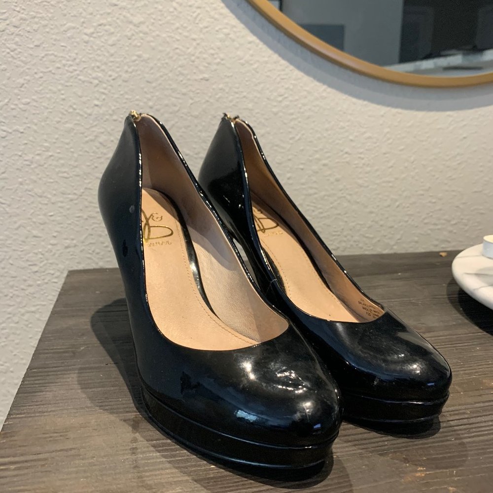 Black Patent Leather Pumps